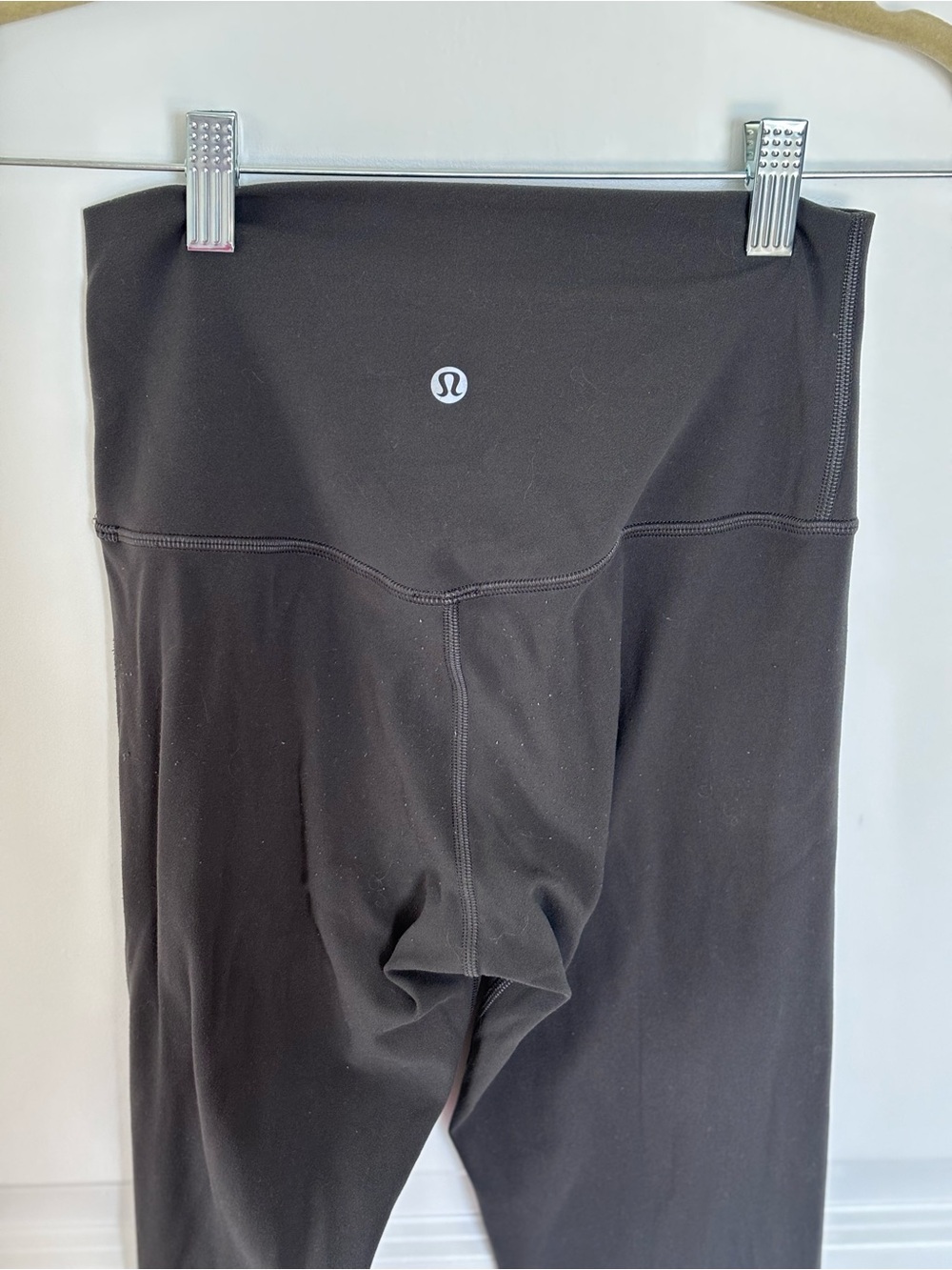 Lululemon Charcoal Gray High Rise Full Length Leggings